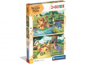 Micimackó kalandjai 2x60 db-os Supercolor puzzle - Clementoni