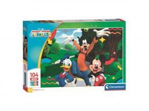 Clementoni Maxi Puzzle Mickey egér Klubháza - 104 darabos