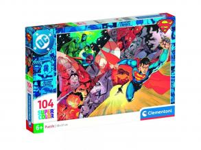 DC Comics Superman 104db-os Supercolor puzzle - Clementoni