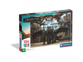 Így neveld a sárkányodat 104 db-os Super Color Puzzle - Clementoni