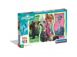 Zootropolis 2 104 db-os Super Color Puzzle - Clementoni
