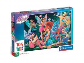 Winx Club tündérei 104 db-os puzzle - Clementoni