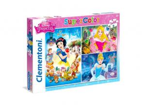 Clementoni: Disney hercegnők - 3 x 48 darabos puzzle