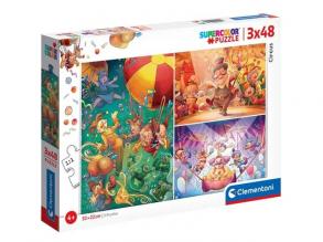 Cirkusz 3x48db-os puzzle - Clementoni