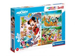 Mickey egér 3x48db-os puzzle - Clementoni