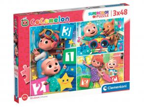 Clementoni 3X48 db-os puzzle Cocomelon