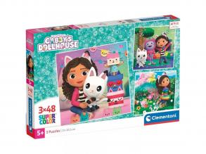 Gabi babaháza 3x48db-os Supercolor puzzle - Clementoni