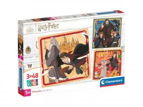 Harry Potter 3x48db-os Supercolor puzzle - Clementoni