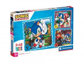Sonic 3x48 db-os Supercolor puzzle - Clementoni