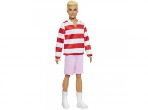 Barbie: Fashionista stílusos Ken baba csíkos pulcsiban - Mattel