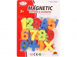 Mágneses betűk vagy számok 4 cm