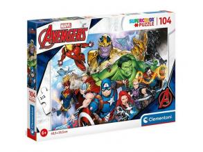 Marvel Bosszúállók Supercolor 104db-os puzzle - Clementoni