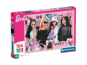 Divatos Barbie babák 104 db-os Supercolor puzzle - Clementoni