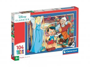 Disney Pinokkió 104 db-os Supercolor puzzle - Clementoni