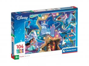 Disney Varázslatos pillanatok 104db-os Supercolor puzzle - Clementoni