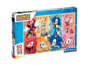 Sonic és barátai 60db-os maxi supercolor puzzle - Clementoni