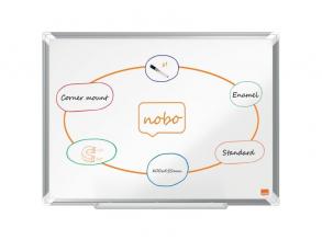 Nobo Premium Plus 60x45cm zománcozott mágneses fehértábla