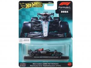 Hot Wheels Premium: Mercedes-AMG PETRONAS Formula 1 No.:44 kisautó 1/64  Mattel