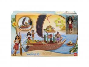 Disney Hercegnők: Vaiana 2 Mesés vitorlása játékszett - Mattel