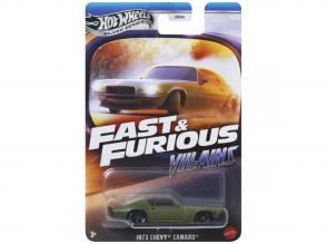 Hot Wheels: Halálos iramban 1973 Chevy Camaro kisautó 1/64 - Mattel