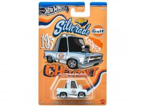 Hot Wheels Silver Series: Tooned Gulf 1983 Chevy Silverado kisautó 1/64 - Mattel