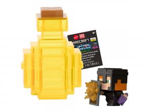 Minecraft Reveal minifigura sárga tárolóban - Mattel