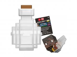 Minecraft Reveal minifigura fehér tárolóban - Mattel