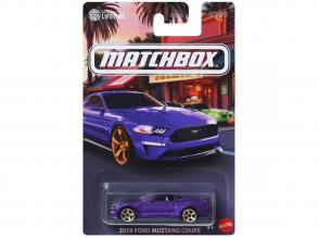 Matchbox: Ikonikus 2019 Ford Mustang Coupe kisautó 1/64  Mattel