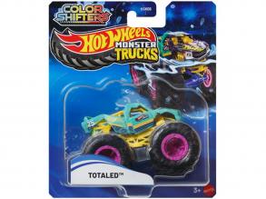 Hot Wheels Monster Truck: Totaled színváltós kisautó 1/64 - Mattel