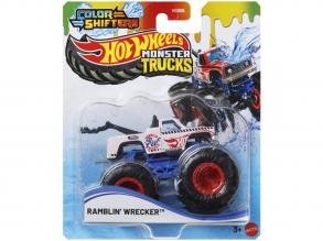 Hot Wheels Monster Trucks: Ramblin Wrecker színváltós autó 1/64 - Mattel