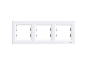 SCHNEIDER EPH5800321 ASFORA Vízszintes, fehér 3-as keret