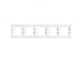 SCHNEIDER EPH5800521 ASFORA Vízszintes, fehér 5-ös keret