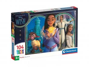 Disney Kívánság 104 db-os Supercolor puzzle - Clementoni