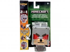 Minecraft Flippin Szelíd Farkas átalakítható figura - Mattel
