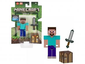 Minecraft: Steve karakter figura szett - Mattel