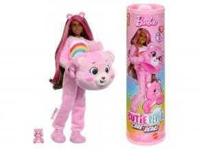 Barbie: Cutie Reveal meglepetés baba Gondos Bocsok - Szivárvány Bocs - Mattel