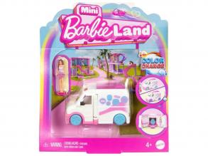 Barbie: Mini BarbieLand jármű - Mentőautó -Mattel