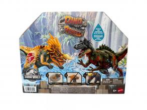 Jurassic World: Dino Reveal Battle Pack 2db dinó figurával - Mattel