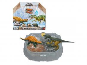 Jurassic World: Dino Reveal Battle Pack csomag 2db dinóval - Mattel