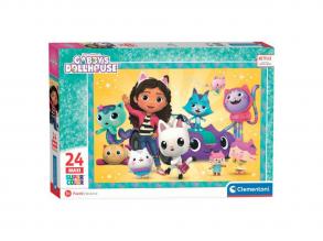Clementoni Maxi Puzzle - Gabby babaháza, 24db