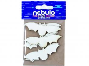 Nebulo: Denevérek karton dekoráció 6db-os szett