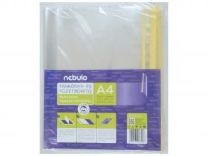Nebulo: Füzetborító A/4-es 10db-os öntapadós sima fóliába
