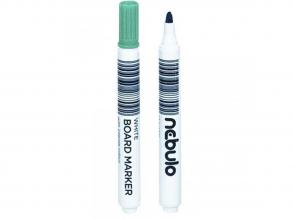 Nebulo: WhiteBoard marker kúpos hegyű táblafilc zöld színben