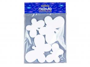 Nebulo: Pillangók polisztiról dekoráció 4db-os szett