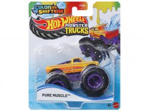 Hot Wheels Monster Truck: Pure Muscle színváltós kisautó 1/64 - Mattel