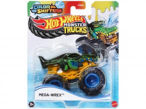 Hot Wheels Monster Trucks: Színváltós autó - Mega-Wrex - Mattel