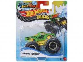 Hot Wheels Monster Truck: Torque Terror színváltós kisautó 1/64 - Mattel