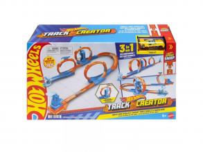 Hot Wheels: Tripla hurok pálya kreátor szett - Mattel