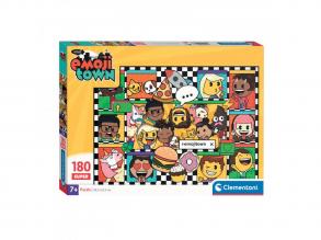 Clementoni Super Colour Puzzle: Emoji Town, 180 darabos