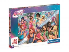 Winx Club tündérei 180 db-os Super Puzzle - Clementoni
